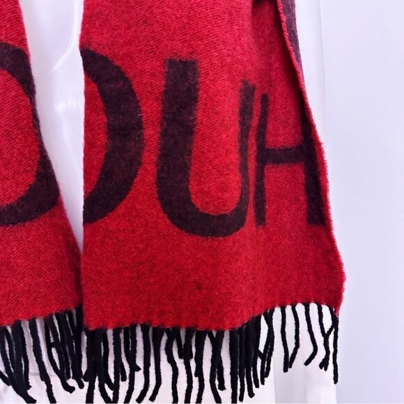 ᴇᴜᴄ ʜᴜɢᴏ ᴍᴇɴꜱᴡᴇᴀʀ ʀᴇᴅ/ʙʟᴀᴄᴋ ᴡᴏᴏʟ ꜰᴏᴜʟᴀʀᴅ ꜱᴄᴀʀꜰ - Picture 8 of 17